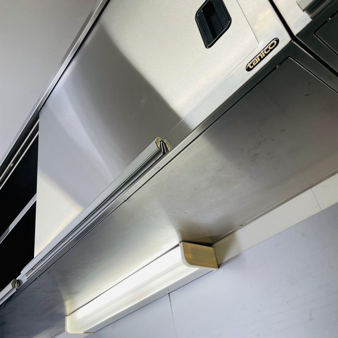 ❶タニコー 業務用 ステンレス 吊戸棚 引戸 150×60×35