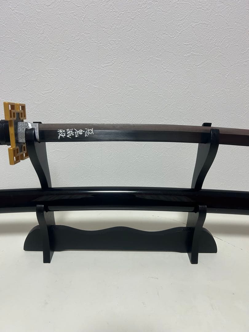 時透無一郎　日輪刀　コスプレ　金属　刀　剣　　国内100c 台座セット