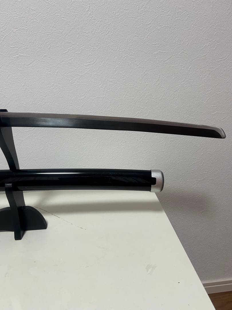 時透無一郎　日輪刀　コスプレ　金属　刀　剣　　国内100c 台座セット