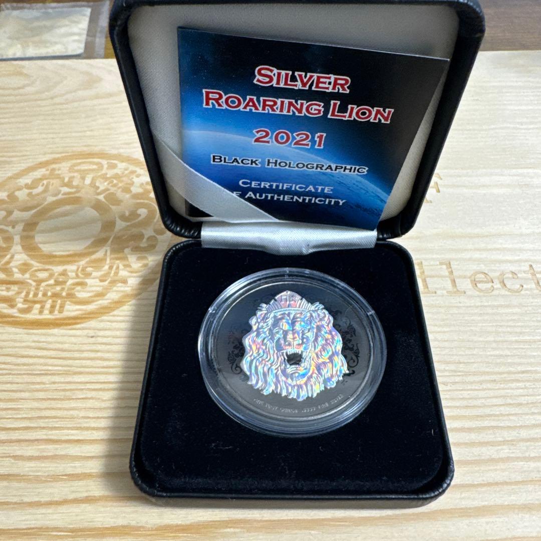 レア/Silver Roaring Lion 2021 /銀貨/ニウエ