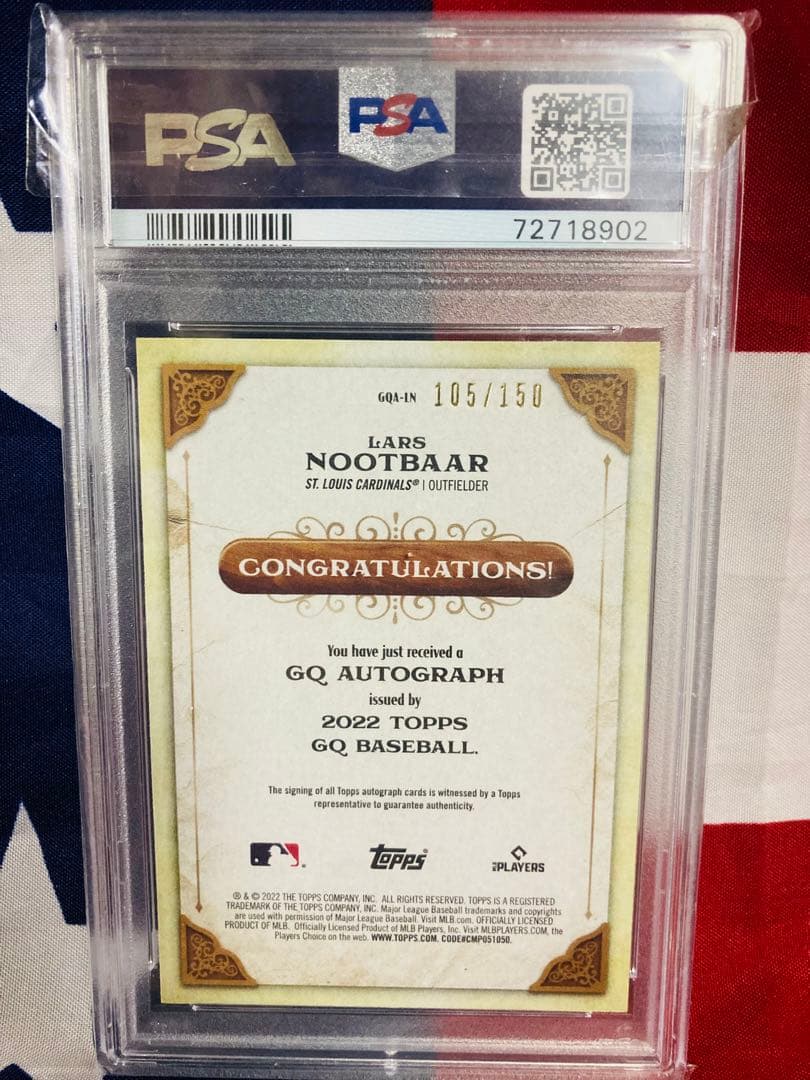 Topps Lars Nootbaar ラーズ ヌートバー Auto サイン