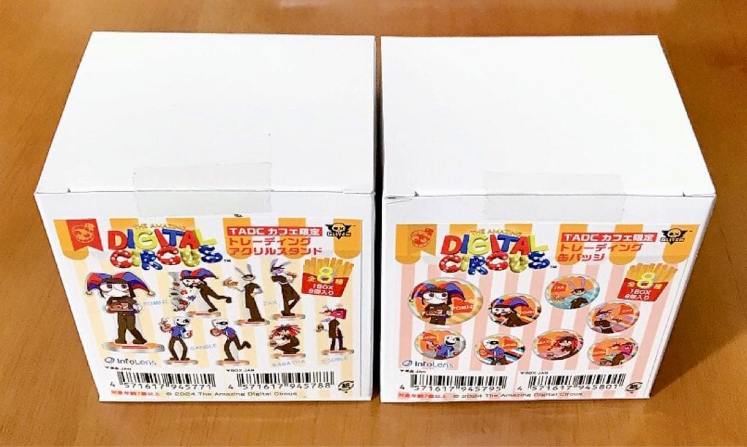 アメイジングデジタルサーカス TADC アクリルスタンド 缶バッジ コンプリート