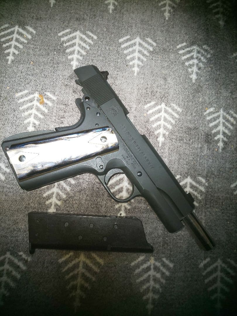 タナカ スプリングフィールドM1911A1 エジプト製グリップ 25日まで出品