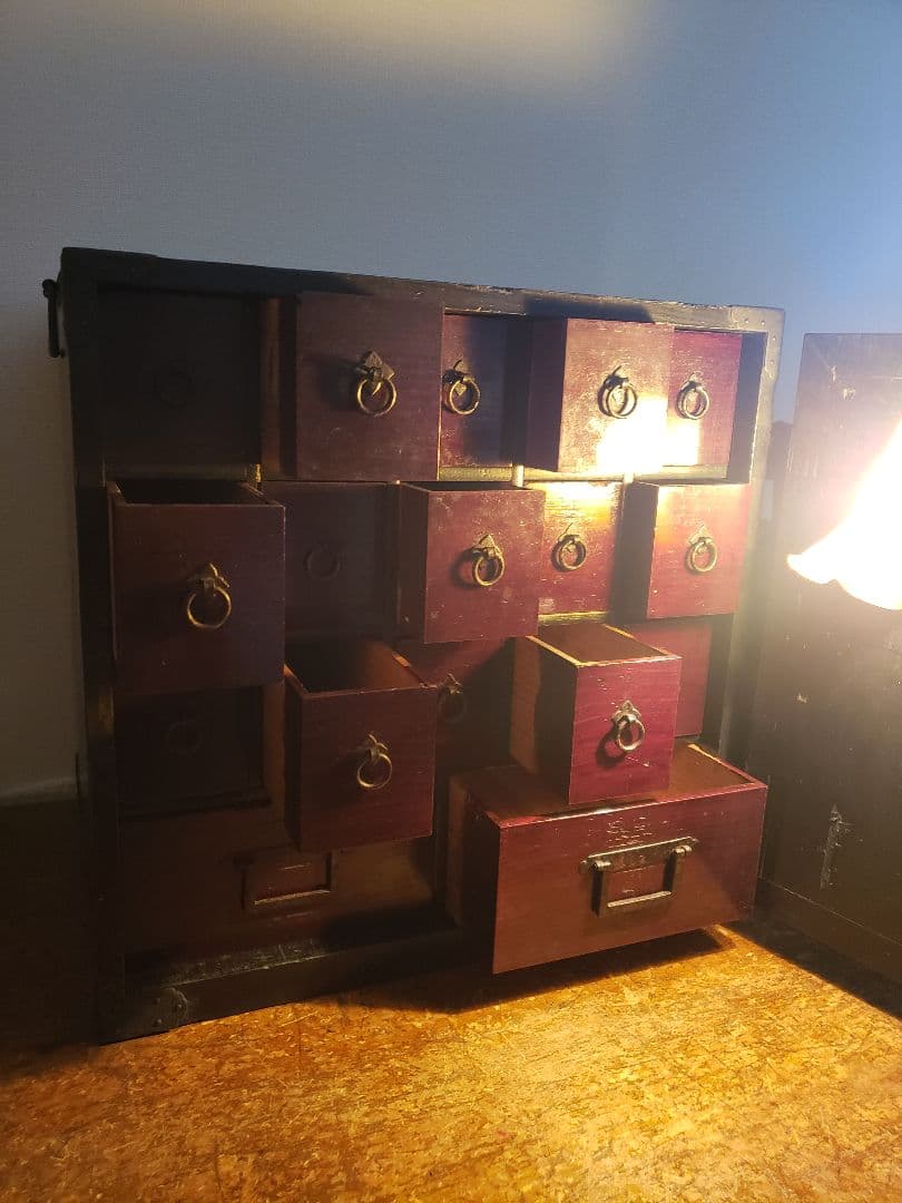 帳場箪笥　船箪笥　舟箪笥　江戸　幕末　船金庫　 時代箪笥　アンティーク　和骨董