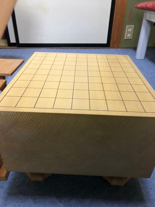 将棋盤新榧フルセット　駒本黄楊製