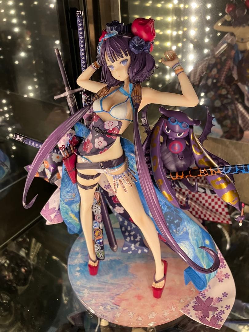 葛飾北斎　フィギュア　2点