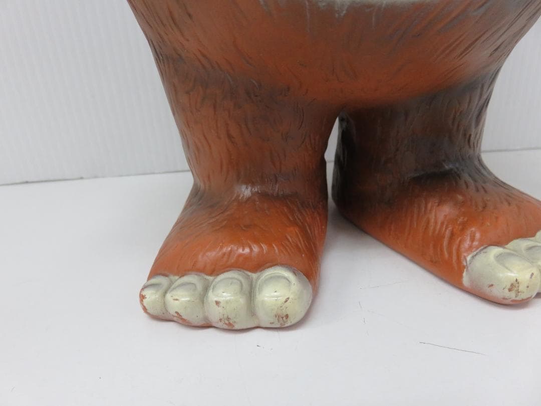 イヌクマ ジャイアント ブースカ 茶成型 クリーム 金冠 約40cm