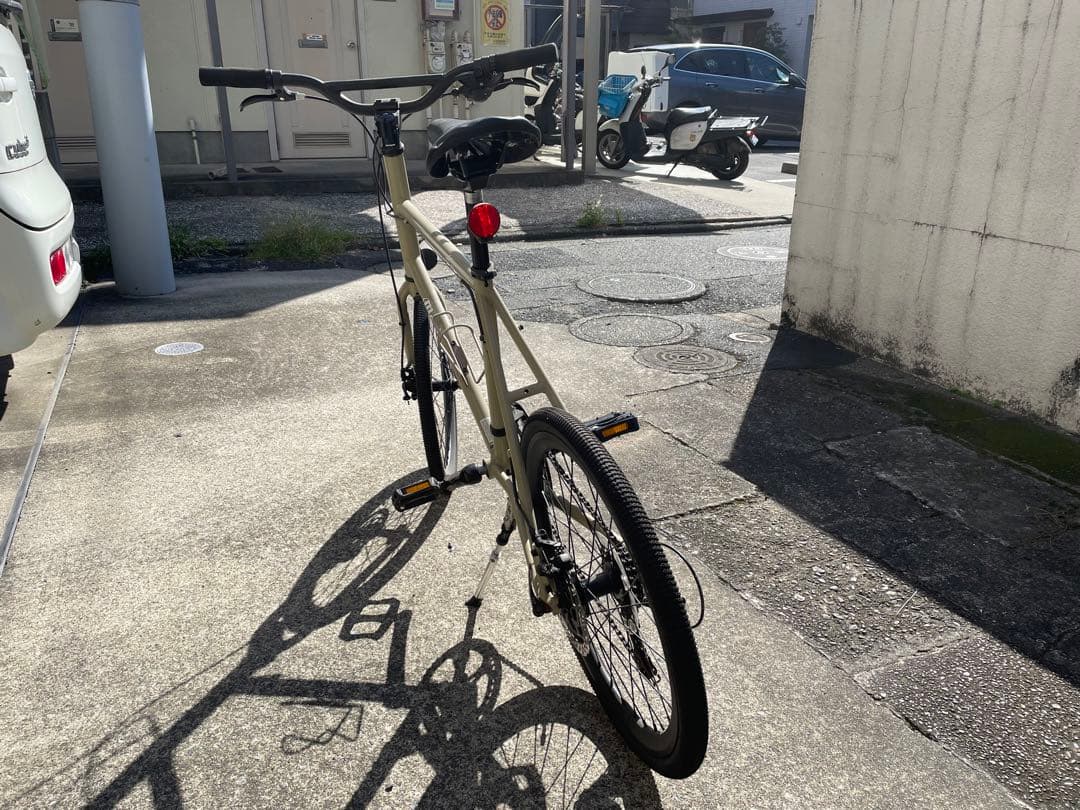 レア　maji 好きな方　どうぞ　ミニベロ ベージュ ディスクブレーキ