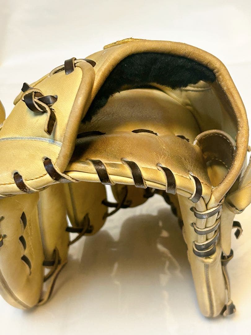 ★即使用可!! プロステ★ 型深め 軟式 内野用グローブ ZETT ベージュ