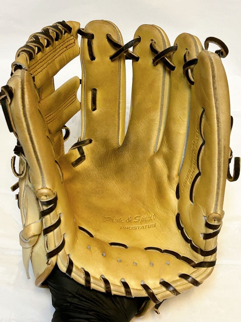 ★即使用可!! プロステ★ 型深め 軟式 内野用グローブ ZETT ベージュ