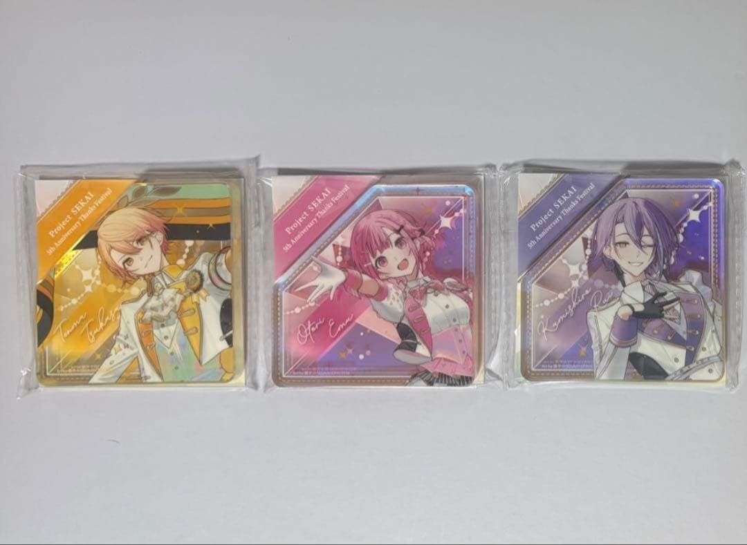 プロジェクトセカイ 感謝祭 ダイヤ型オーロラアクリルブロック 司 えむ 類