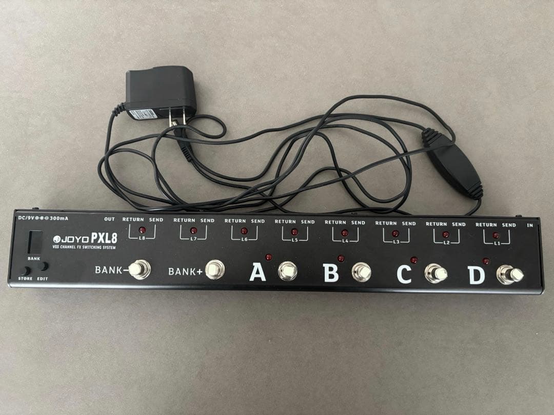 JOYO PXL8 プログラマブルスイッチャー アダプター付