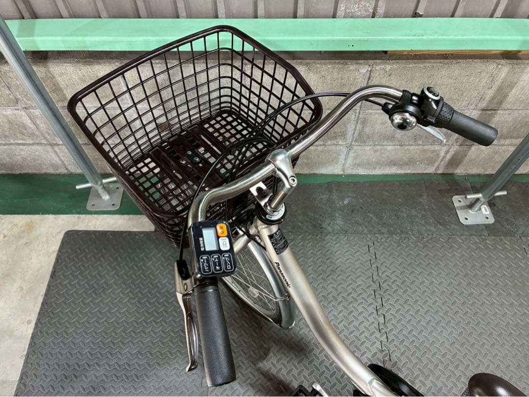 №3707 電動自転車 パナソニック　ビビL 24インチ ゴールド