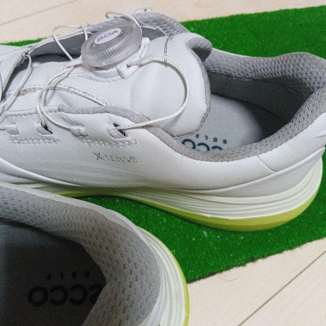 ecco Golf　美品　LT1 BOA　ゴルフシューズ　ホワイトライム　43