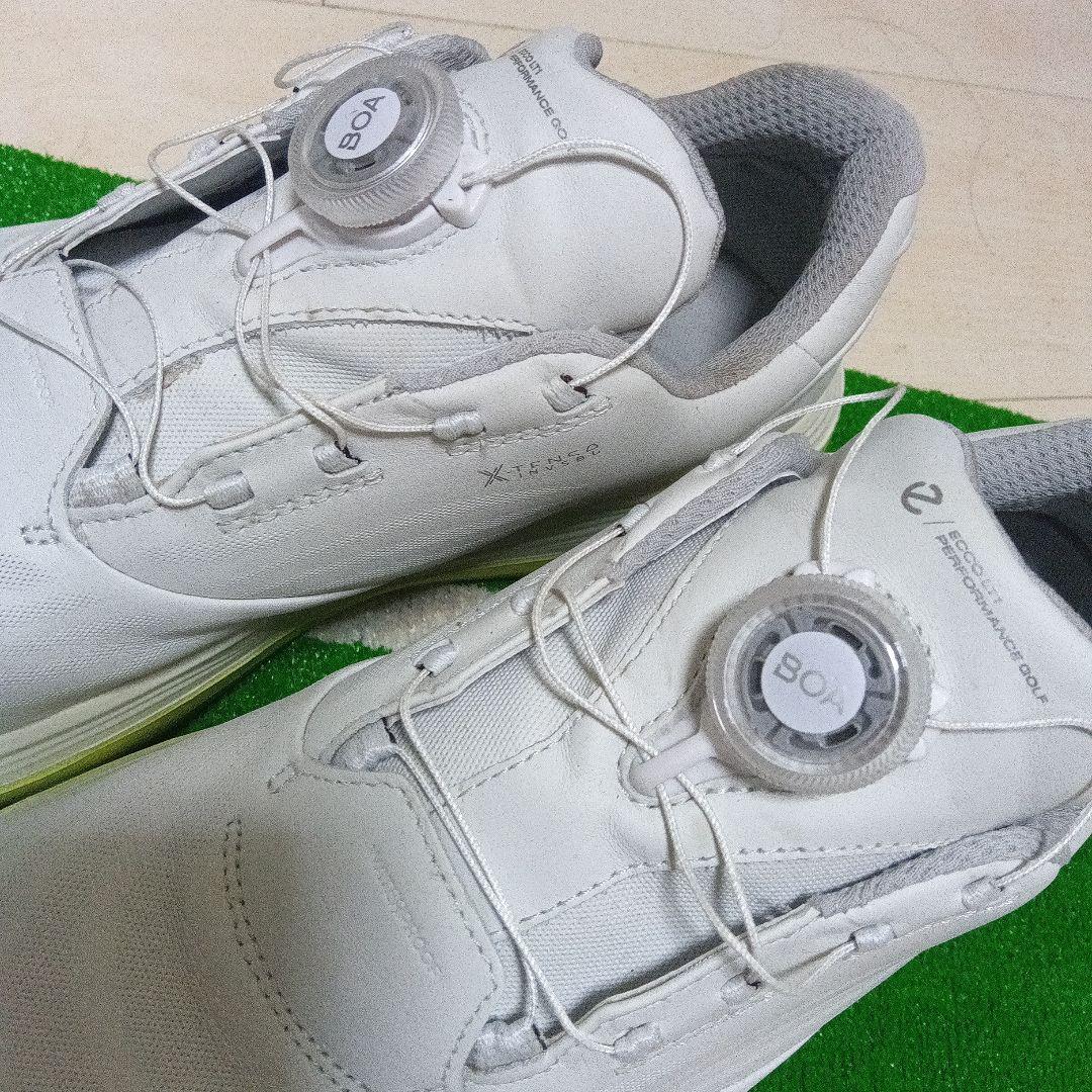 ecco Golf　美品　LT1 BOA　ゴルフシューズ　ホワイトライム　43