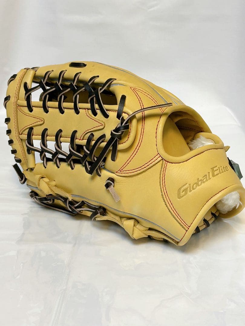 ★ほぼ新品!!★ 外野用 グローブ 左投げ用 ミズノ グローバルエリート