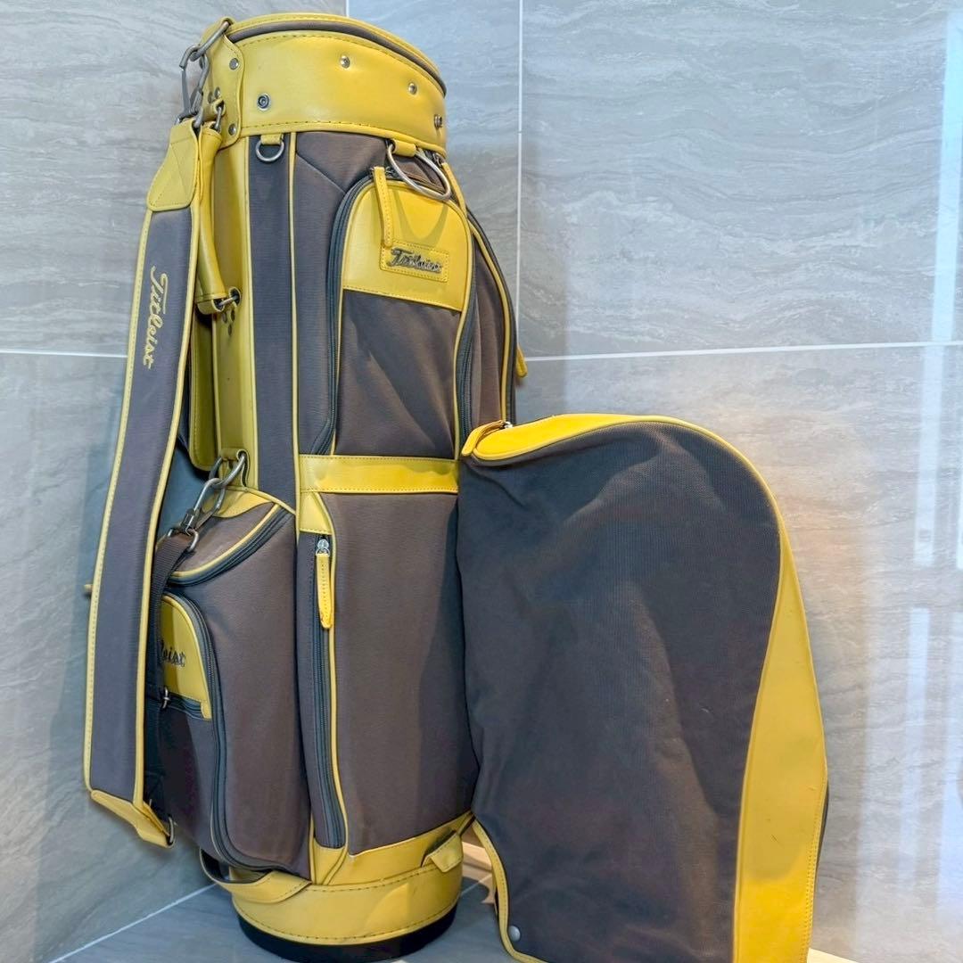 タイトリスト　帆布生地　キャディバッグ