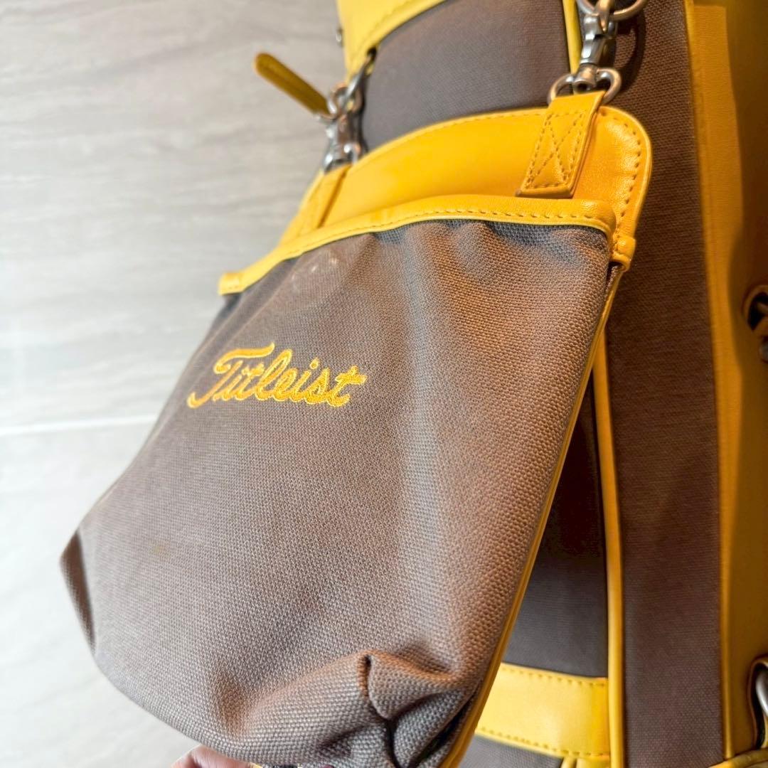 タイトリスト　帆布生地　キャディバッグ