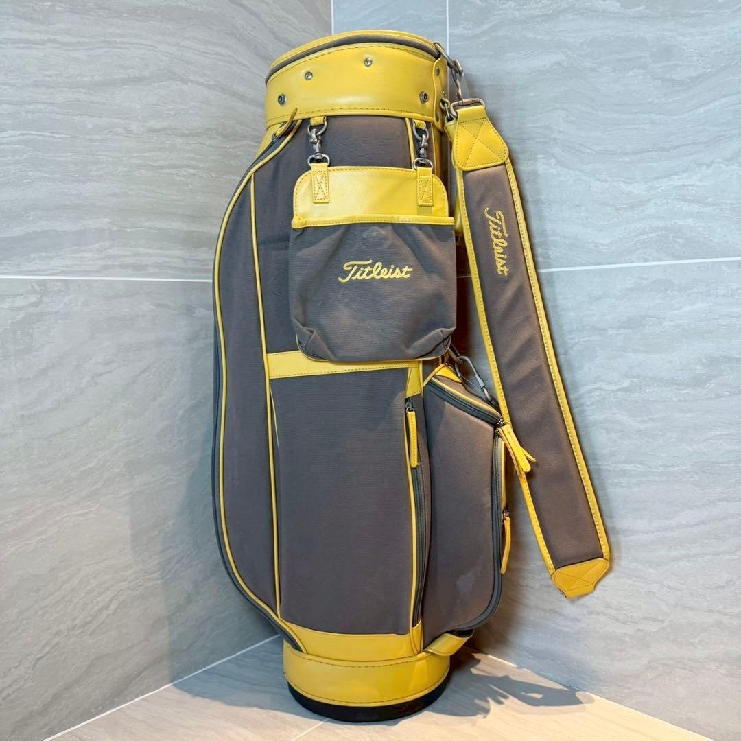 タイトリスト　帆布生地　キャディバッグ