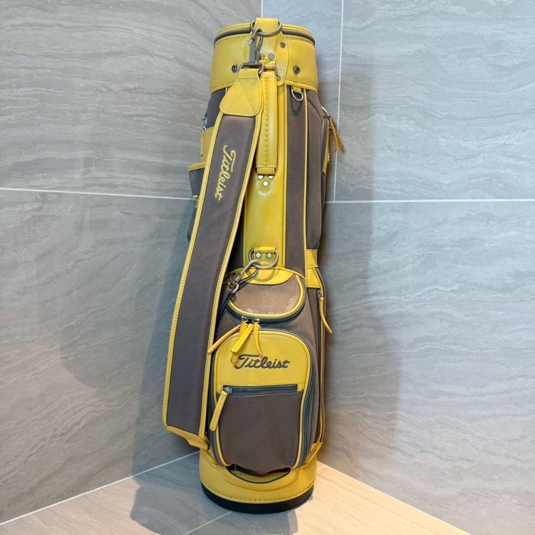 タイトリスト　帆布生地　キャディバッグ