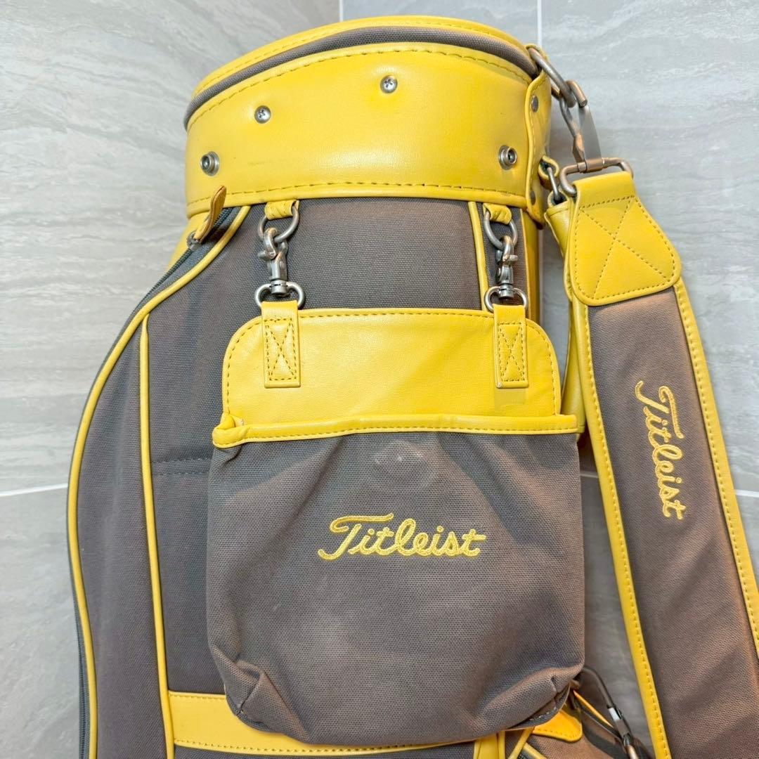 タイトリスト　帆布生地　キャディバッグ