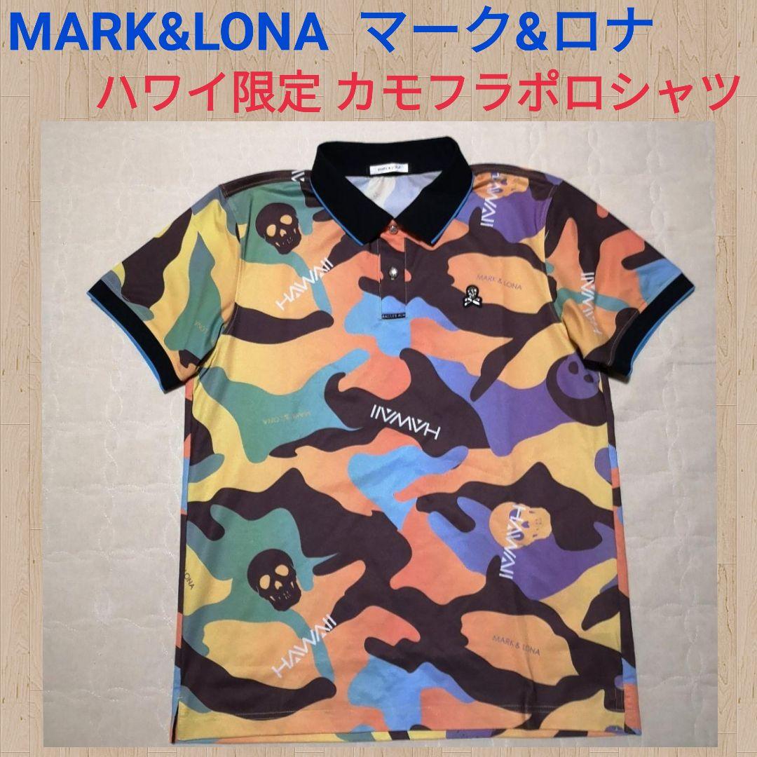 MARK&LONA★ハワイ限定カモフラポロシャツ48パーリーゲイツキムタクムータ