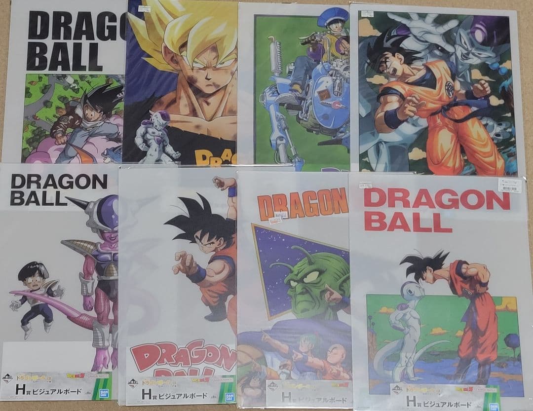 ドラゴンボール 一番くじ I賞 H賞 ビジュアルボード ビジュアルシート 36枚