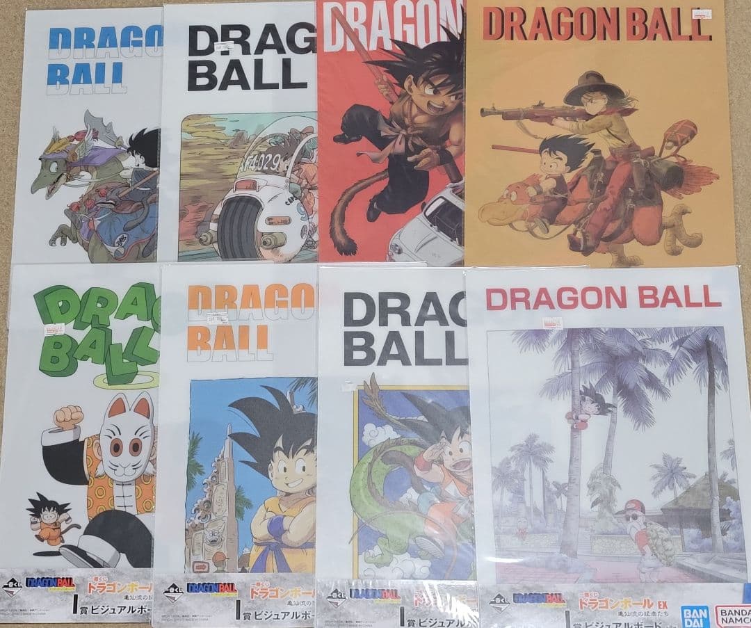 ドラゴンボール 一番くじ I賞 H賞 ビジュアルボード ビジュアルシート 36枚