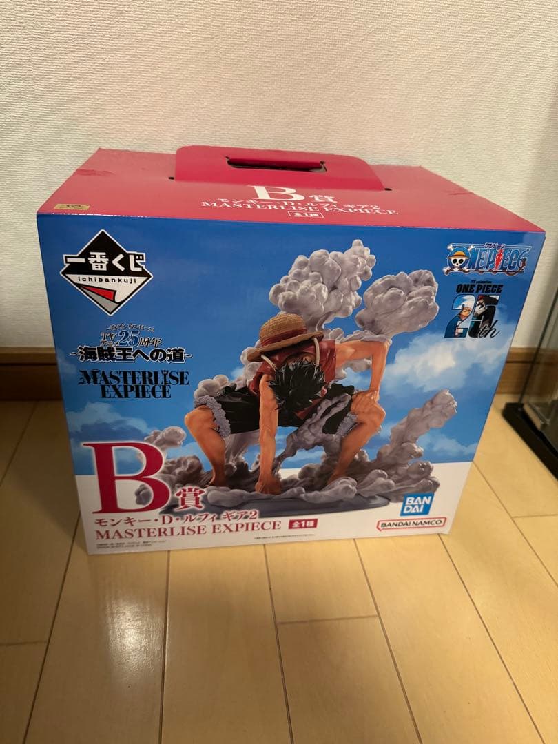 一番くじ ワンピース 25周年　B賞モンキー・D・ルフィギア2 箱有り