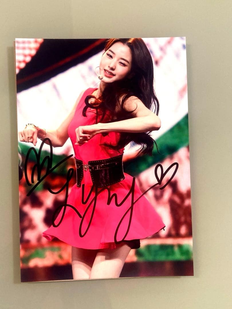 セール中…チャンウォニョン直筆サイン入り2Lサイズ写真…アイズワン…