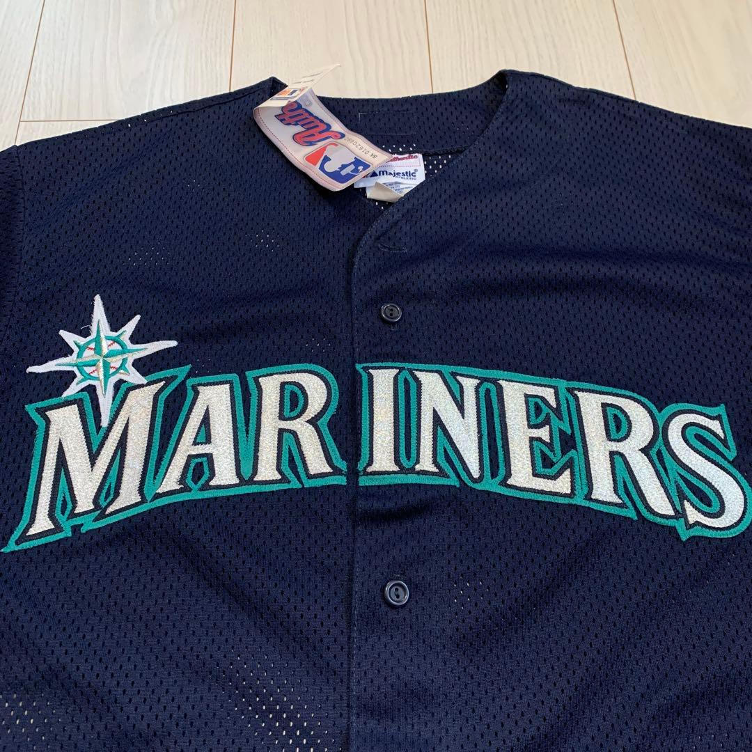 デッド USA製 マジェスティック マリナーズ ゲームシャツ ユニフォーム L