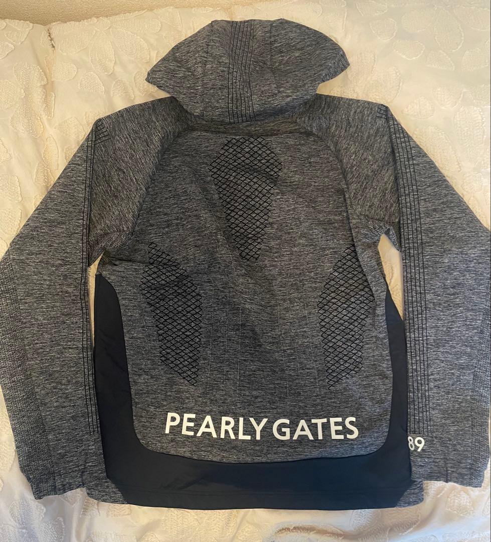 PEARLY GATES フード付きセーター グレー