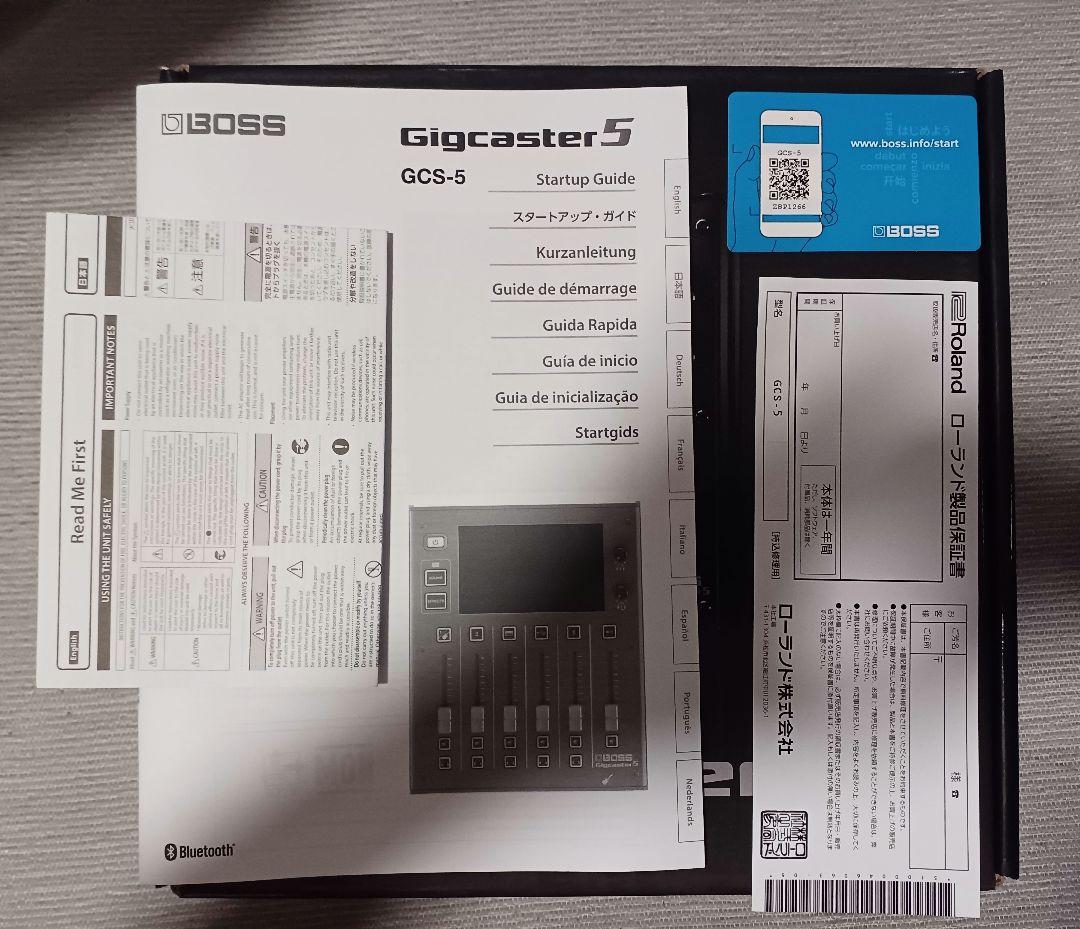 オーディオインターフェース　BOSS Gigcaster 5　配信向け