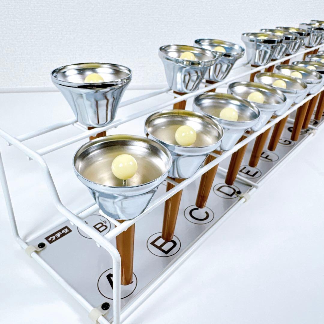 ミュージックベル ウチダ 20音 スタンド付き UCHIDA