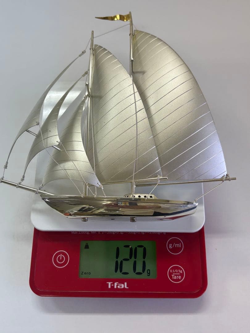 定価36.3万円SilverPLATED TAKEHIKO武比古 銀製ヨット4号