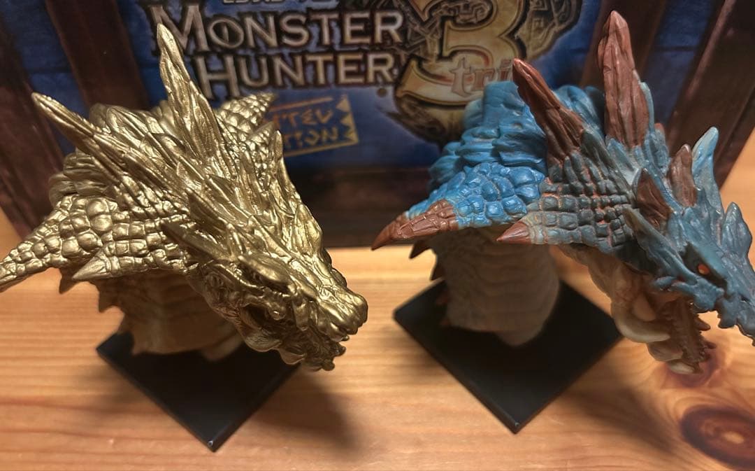 モンスターハンター　ラギアクルス　ヘッドフィギュア　モンハン部限定カラー