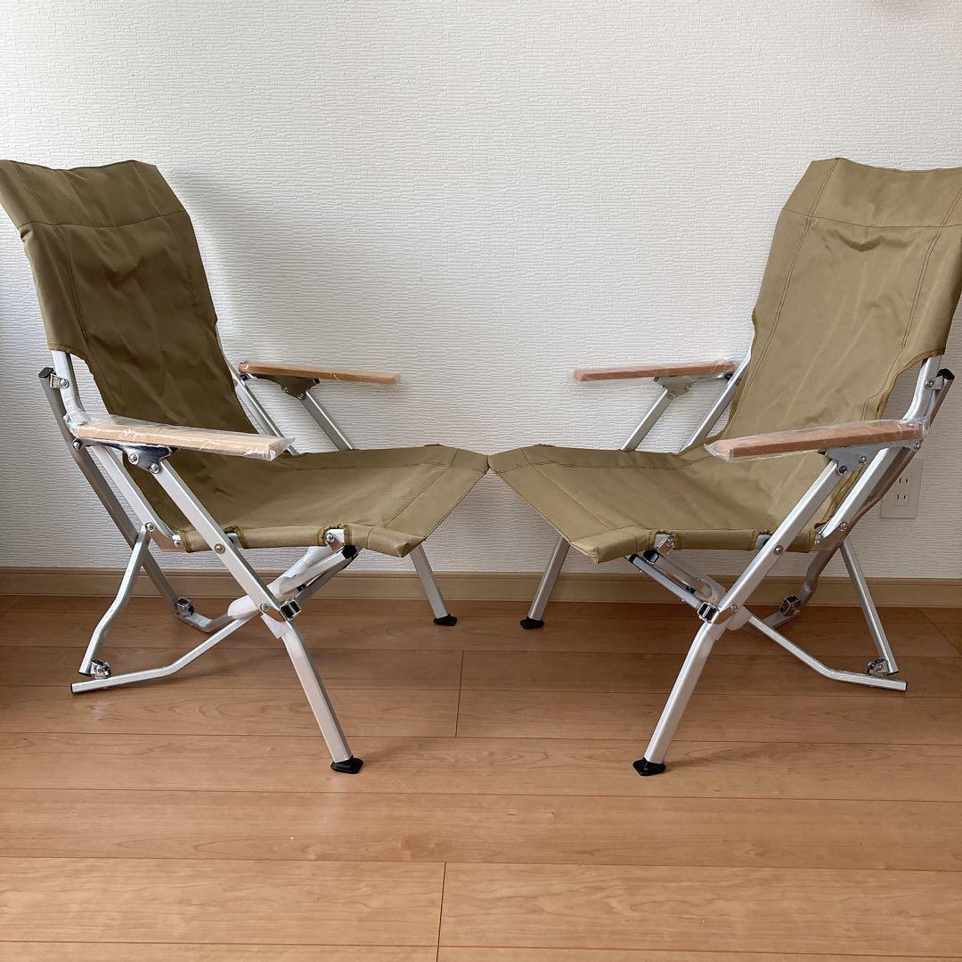 2脚　話題の　ローチェア30 類似品　( OEM ではございません　スノーピーク