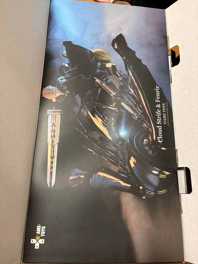 ゲームキャラクター game toys Cloud Strife & Fenrir GT-006C