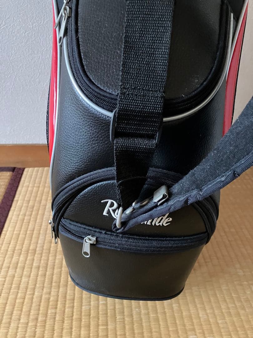 BRIDGESTONE ゴルフキャディバッグ 赤黒