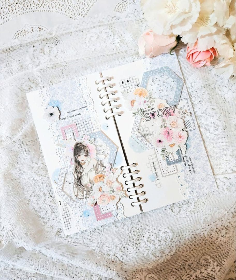 コラージュ素材　紙もの　素材紙　【2586】