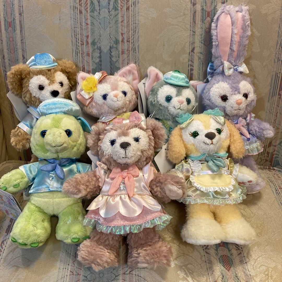 ♡カラフルハピネスダッフイー&フレンズ♡20周年ポージープラッシー7人セット