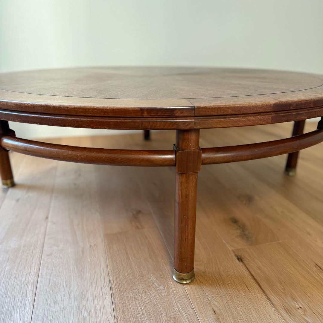 【お値下げ】高級木材 マホガニー ヴィンテージ テーブル マット付き