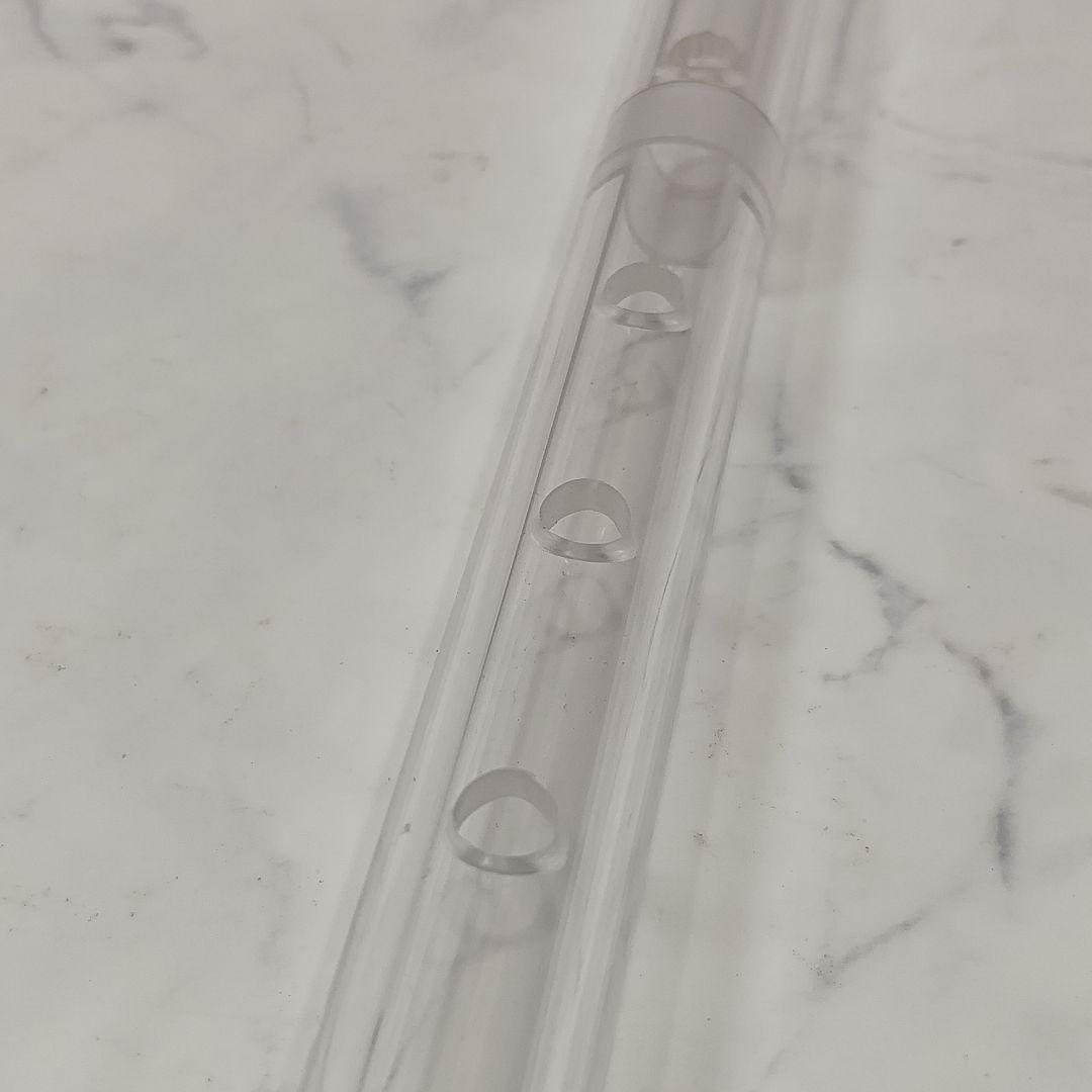 超希少 和楽器 在銘 尺八 TEKIZAN TN18S 透明 アクリル製