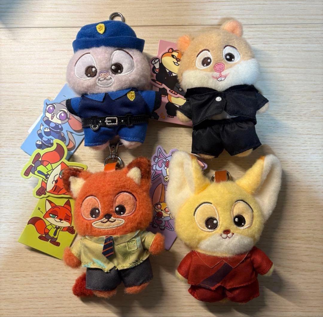 ズートピア2 アニメキャラクター ぬいぐるみマスコット