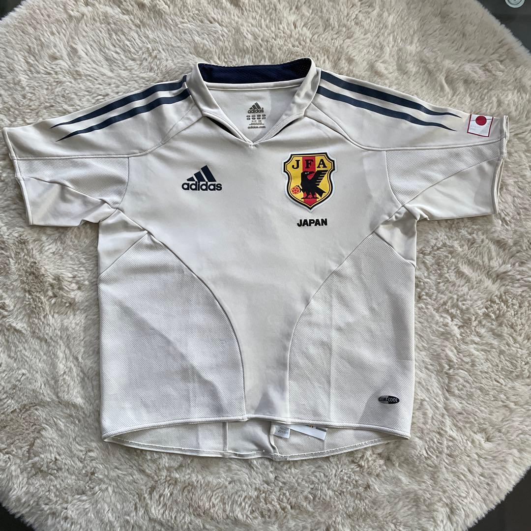 希少古着y2kサッカー日本代表2004アウェイレプリカ ユニフォームゲームシャツ