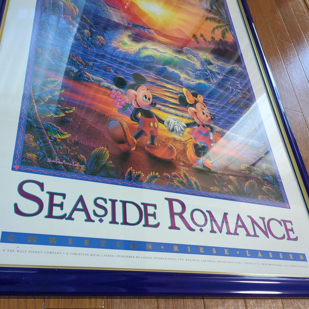 SEASIDE ROMANCE ポスター額縁付き