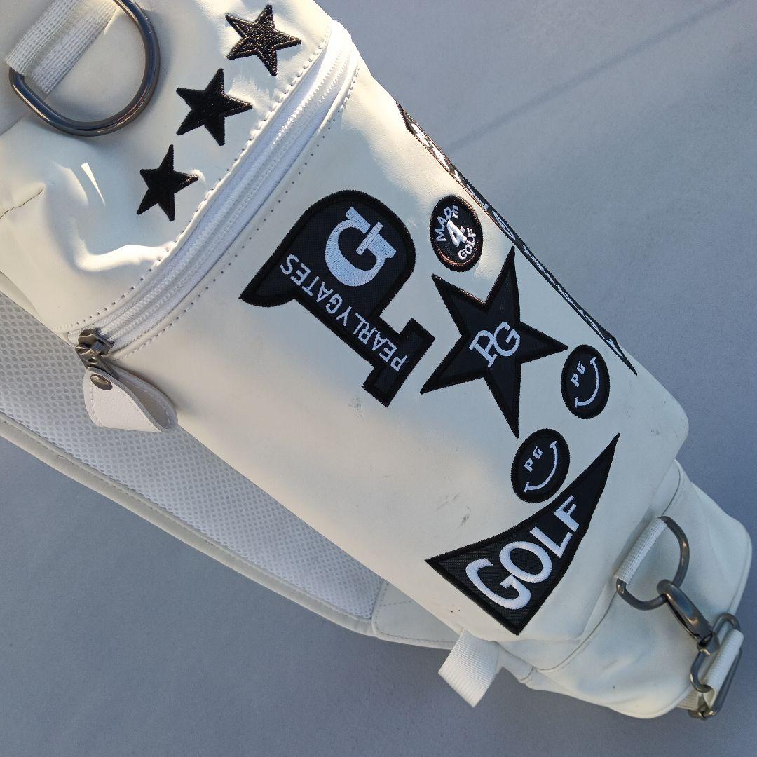 PEARLY GATES PG1989 ゴルフバッグ ホワイト