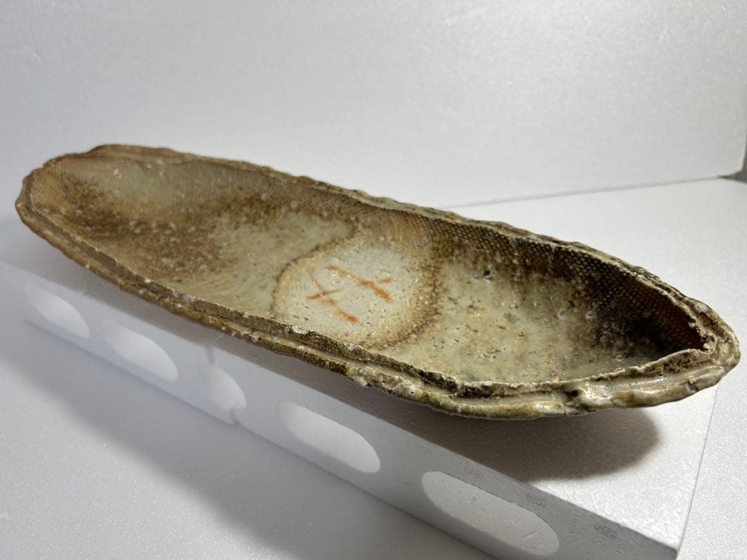 値下げ❤️榎本合歓さん 舟形皿 大41.0cm