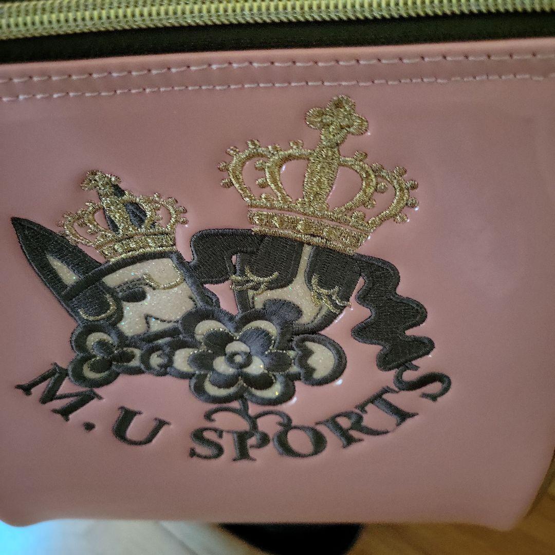 美品 MU SPORTS キャディバッグ キャスター付き レディース
