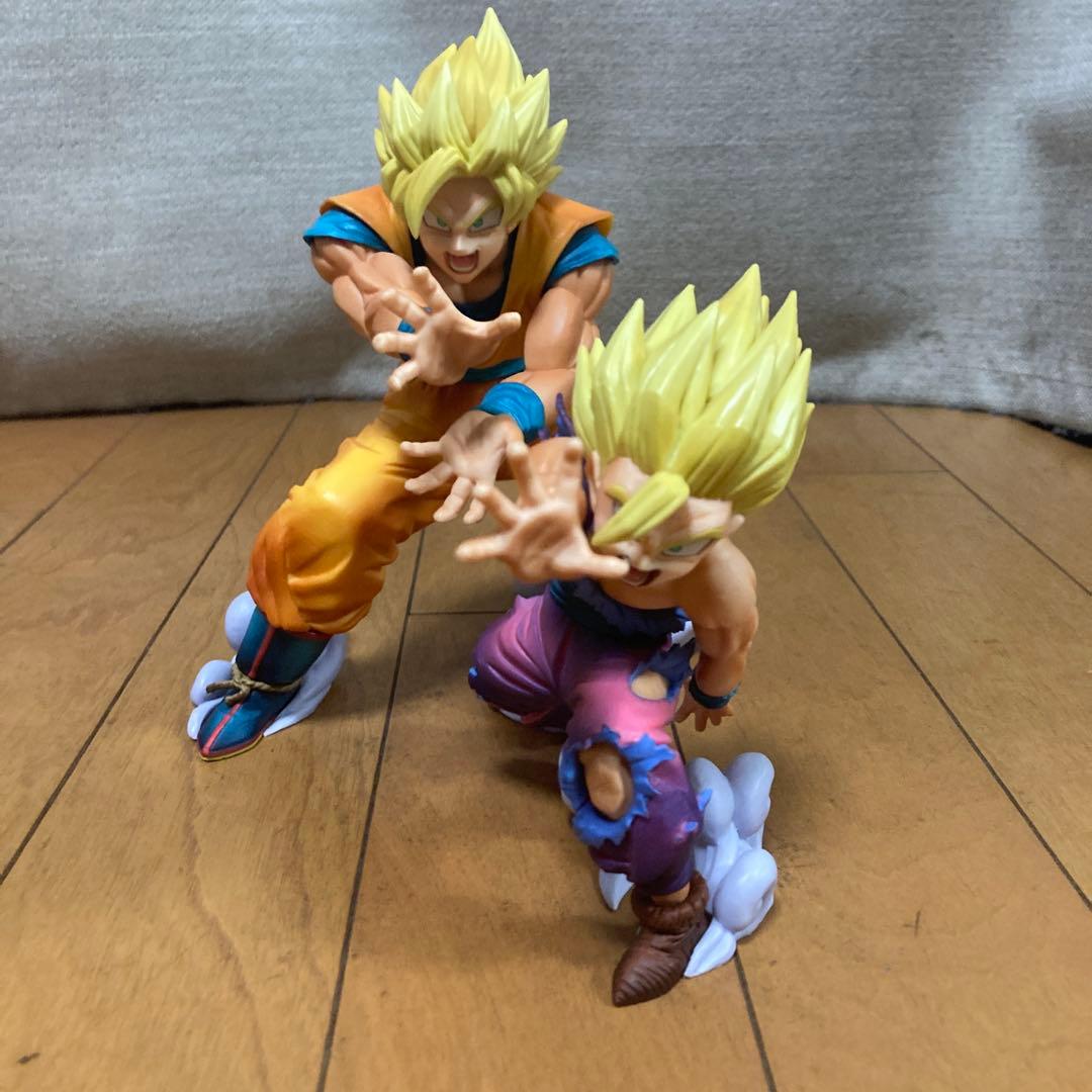 ドラゴンボール　一番くじ　親子かめはめ波　ラストワン　孫悟空　孫悟飯　フィギュア